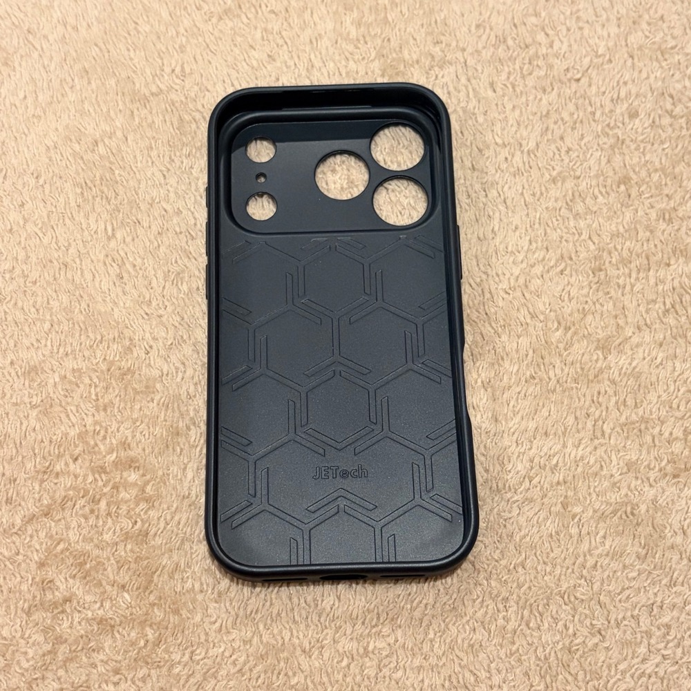 JETech Slim Fit Case iPhone 17 iPhone 17 Pro Max Shockproof Matte Black Cover